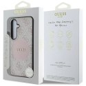Etui Guess 4G Round Patch Classic Logo MagSafe do Samsung Galaxy S25 Plus różowy