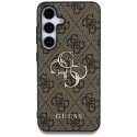Etui Guess Big 4G Logo Classic Logo do Samsung Galaxy S25 brązowy