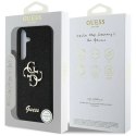 Etui Guess Fixed Glitter Big 4G Metal Logo do Samsung Galaxy S25 Plus czarny