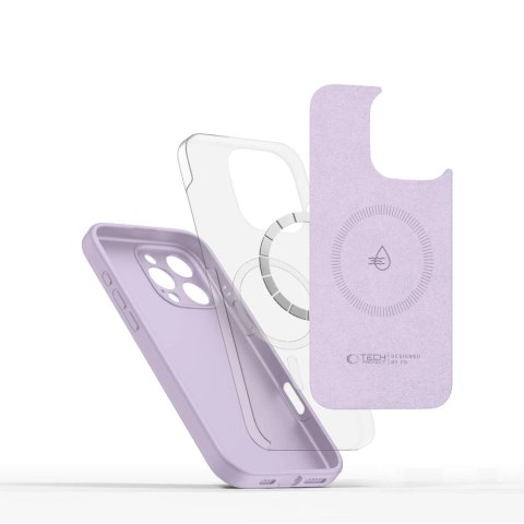 Etui Tech-Protect Liquid Silicone MagSafe na iPhone 16 Pro - fioletowe Etui Tech-Protect Liquid Silicone MagSafe na iPhone 16 Pro - fioletowe