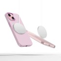 Etui Tech-Protect Silicone PU MagSafe na iPhone 15 - różowy