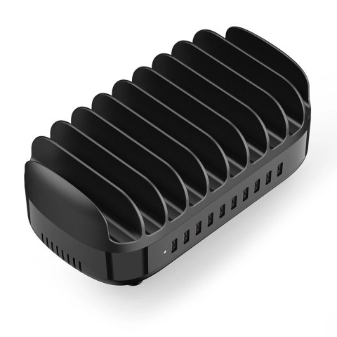 Inteligentna stacja ładowania Orico DUK-10P-V1 10 x USB-A - czarna Inteligentna stacja ładowania Orico DUK-10P-V1 10 x USB-A - czarna