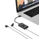 Karta dźwiękowa Orico SC2 zewnętrzna wielofunkcyjna z USB-A - czarna