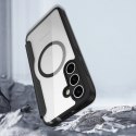 Etui Dux Ducis Skin X Pro na Samsung Galaxy S25 z MagSafe i portfelem - czarne