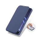 Etui Dux Ducis Skin X Pro na Samsung Galaxy S25 z MagSafe i portfelem - niebieskie