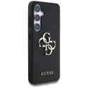 Etui Guess Grained Big 4G Logo Small Classic Logo do Samsung Galaxy S25 Plus czarny
