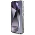Etui Guess Rhinestones Printed Classic Logo MagSafe Samsung Galaxy S25 czarny