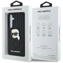 Etui Karl Lagerfeld Leather Monogram Pin Logo Karl Head Samsung Galaxy S25 czarny