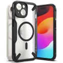 Etui Ringke Fusion X MagSafe na iPhone 15 Plus - czarny mat