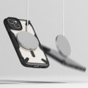 Etui Ringke Fusion X MagSafe na iPhone 15 Plus - czarny mat