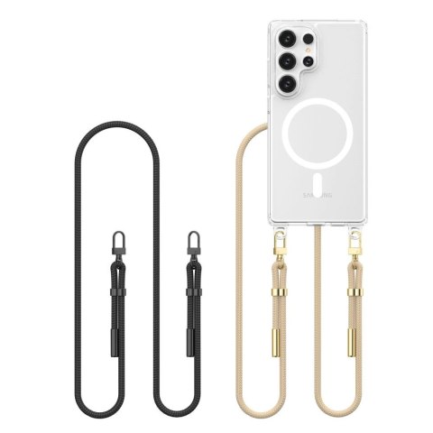 Etui Tech-Protect FlexAir Chain MagSafe na Samsung Galaxy S25 Ultra - czarne-beżowe Etui Tech-Protect FlexAir Chain MagSafe na Samsung Galaxy S25 Ultra - czarne-beżowe