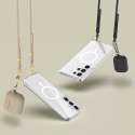 Etui Tech-Protect FlexAir Chain MagSafe na Samsung Galaxy S25 Ultra - czarne-beżowe