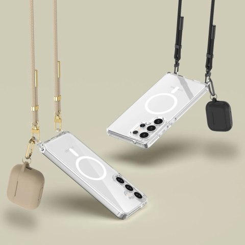 Etui Tech-Protect FlexAir Chain MagSafe na Samsung Galaxy S25 Ultra - czarne-beżowe Etui Tech-Protect FlexAir Chain MagSafe na Samsung Galaxy S25 Ultra - czarne-beżowe
