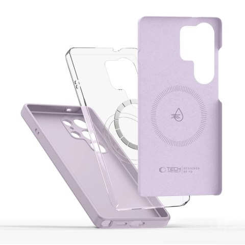Etui Tech-Protect Liquid Silicone MagSafe na Samsung Galaxy S25+ - fioletowe Etui Tech-Protect Liquid Silicone MagSafe na Samsung Galaxy S25+ - fioletowe