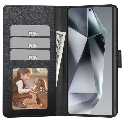 Etui Tech-Protect Wallet na Samsung Galaxy S25 Ultra - czarne Etui Tech-Protect Wallet na Samsung Galaxy S25 Ultra - czarne