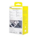 Powerbank Baseus QPow 2 20000mAh 30W z 2 wbudowanymi kablami USB-C - biały