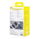 Powerbank Baseus QPow 2 20000mAh 30W z 2 wbudowanymi kablami USB-C - czarny