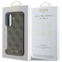 Etui Guess 4G Charms Collection na Samsung Galaxy A56 - brązowe