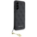 Etui Guess 4G Charms Collection na Samsung Galaxy A56 - czarne