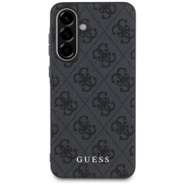 Etui Guess 4G Metal Gold Logo na Samsung Galaxy A36 - czarne