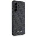 Etui Guess 4G Metal Gold Logo na Samsung Galaxy A36 - czarne