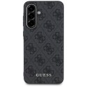 Etui Guess 4G Metal Gold Logo na Samsung Galaxy A56 - czarne