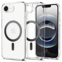 Etui Spigen Ultra Hybrid MagSafe na iPhone 16e Carbon Fiber - przezroczyste