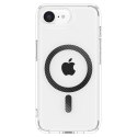 Etui Spigen Ultra Hybrid MagSafe na iPhone 16e Carbon Fiber - przezroczyste