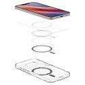 Etui Spigen Ultra Hybrid MagSafe na iPhone 16e Carbon Fiber - przezroczyste