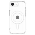Etui Spigen Ultra Hybrid MagSafe na iPhone 16e - białe, półprzezroczyste