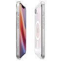 Etui Spigen Ultra Hybrid MagSafe na iPhone 16e - białe, półprzezroczyste