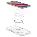 Etui Spigen Ultra Hybrid MagSafe na iPhone 16e - białe, półprzezroczyste