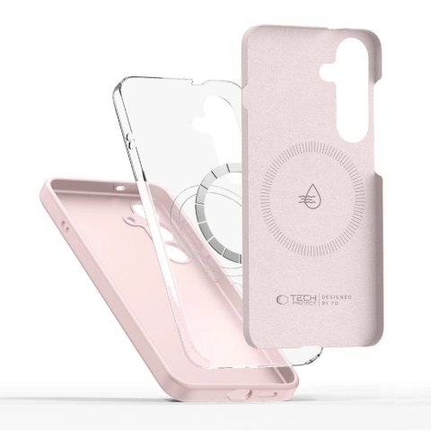 Etui Tech-Protect Liquid Silicone MagSafe na iPhone 16e - różowe Etui Tech-Protect Liquid Silicone MagSafe na iPhone 16e - różowe