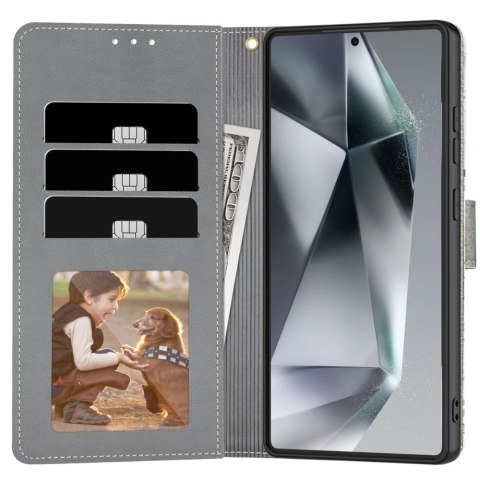 Etui Tech-Protect Wallet na Samsung Galaxy A36 5G - białe stokrotki Etui Tech-Protect Wallet na Samsung Galaxy A36 5G - białe stokrotki