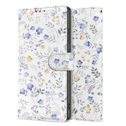 Etui Tech-Protect Wallet na Samsung Galaxy A36 5G - białe stokrotki Etui Tech-Protect Wallet na Samsung Galaxy A36 5G - białe stokrotki