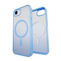 Etui silikonowe Puro Gradient MagSafe do iPhone 16e - niebieskie