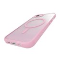 Etui silikonowe Puro Gradient MagSafe do iPhone 16e - różowe