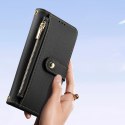Etui skórzane Dux Ducis Lawa na iPhone 15 Pro Max - czarne
