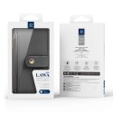 Etui skórzane Dux Ducis Lawa na iPhone 15 Pro - szare