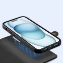 Etui skórzane Dux Ducis Lawa na iPhone 15 - czarne