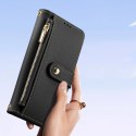 Etui skórzane Dux Ducis Lawa na iPhone 15 - czarne