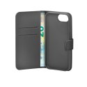 Etui z ekoskóry Puro Booklet Case z klapką i portfelem do iPhone 16e - czarne