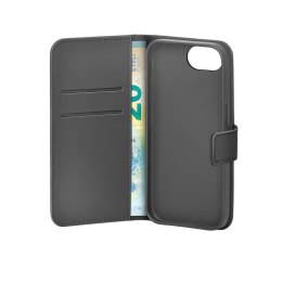 Etui z ekoskóry Puro Booklet Case z klapką i portfelem do iPhone 16e - czarne