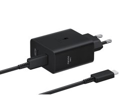 Ładowarka Samsung USB-C 50W z kablem USB-C - czarna