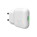 Ładowarka sieciowa GaN Puro SLIMPRO 30W USB-C - biała