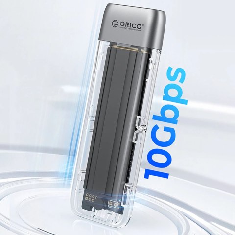 Kieszeń dyskowa Orico TXM2-C3 M.2 NVME USB-C 3.2 10Gb/s - szara Kieszeń dyskowa Orico TXM2-C3 M.2 NVME USB-C 3.2 10Gb/s - szara