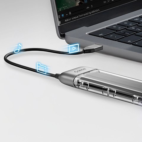 Kieszeń dyskowa Orico TXM2-C3 M.2 NVME USB-C 3.2 10Gb/s - szara Kieszeń dyskowa Orico TXM2-C3 M.2 NVME USB-C 3.2 10Gb/s - szara