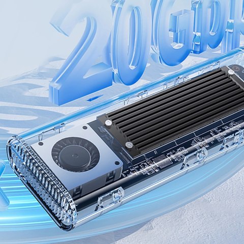 Kieszeń dyskowa Orico TCM2-C3 M.2 NVME na USB-C 10Gb/s - czarna Kieszeń dyskowa Orico TCM2-C3 M.2 NVME na USB-C 10Gb/s - czarna