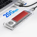 Kieszeń dyskowa Orico TCM2-C3 M.2 NVME na USB-C 10Gb/s - czerwona