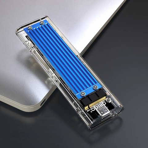 Kieszeń dyskowa Orico TCM2-C3 M.2 NVME na USB-C 10Gb/s - niebieska Kieszeń dyskowa Orico TCM2-C3 M.2 NVME na USB-C 10Gb/s - niebieska